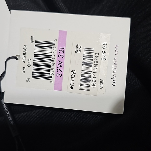 Calvin Klein Dress Pants Size 32x32 NWT‎ - Picture 3 of 5